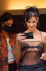 BELLA HADID Out in New York 08/28/2020