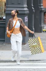 BELLA HADID Out Shopping in New York 08/12/2020