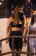 BELLA THORNE and FRANCESCA FARAGO Night Out in Los Angeles 08/26/2020