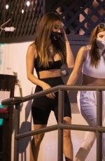 BELLA THORNE and FRANCESCA FARAGO Night Out in Los Angeles 08/26/2020