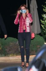 BELLA THORNE Out for Dinner at Nobu in Malibu 08/08/2020