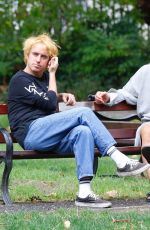 BILLIE PIPER and Johnny Lloyd at a Park in London 08/26/2020