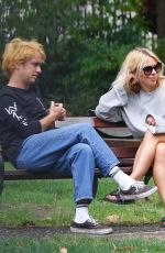 BILLIE PIPER and Johnny Lloyd at a Park in London 08/26/2020