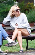 BILLIE PIPER and Johnny Lloyd at a Park in London 08/26/2020