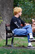 BILLIE PIPER and Johnny Lloyd at a Park in London 08/26/2020