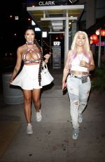 BLAC CHYNA and TOOCHI KASH Night Out in Hollywood 08/12/2020