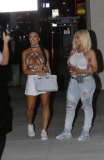 BLAC CHYNA and TOOCHI KASH Night Out in Hollywood 08/12/2020