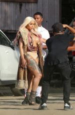 BLAC CHYNA on the Set of Her New Music Video in Palm Desert 08/13/2020