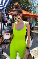 BLANCA BLANCO in Tights Out Shopping in Los Angeles 08/18/2020