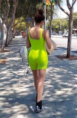BLANCA BLANCO in Tights Out Shopping in Los Angeles 08/18/2020