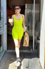 BLANCA BLANCO in Tights Out Shopping in Los Angeles 08/18/2020
