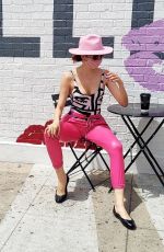BLANCA BLANCO Out for Coffee in Los Angeles 08/15/2020