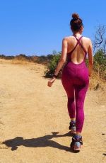 BLANCA BLANCO Out Hiking at Runyon Canyon in Los Angeles 08/24/2020
