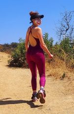 BLANCA BLANCO Out Hiking at Runyon Canyon in Los Angeles 08/24/2020