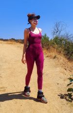 BLANCA BLANCO Out Hiking at Runyon Canyon in Los Angeles 08/24/2020