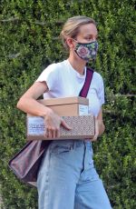 BRIE LARSON Out Picking Up Packages in Los Angeles 08/14/2020