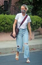 BRIE LARSON Out Picking Up Packages in Los Angeles 08/14/2020