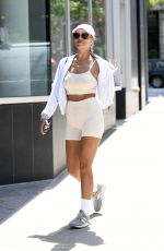 BROOKS NADER in Tights Heading to a Gym in New York 08/26/2020