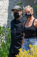 CAMERON DIAZ and Benji Madden Out in Los Angeles 08/23/2020