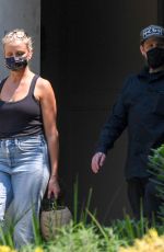 CAMERON DIAZ and Benji Madden Out in Los Angeles 08/23/2020