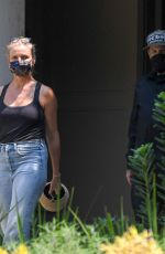 CAMERON DIAZ and Benji Madden Out in Los Angeles 08/23/2020