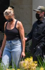 CAMERON DIAZ and Benji Madden Out in Los Angeles 08/23/2020