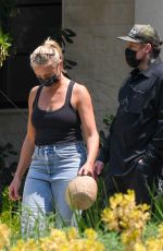 CAMERON DIAZ and Benji Madden Out in Los Angeles 08/23/2020