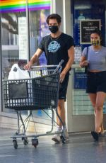 CAMILA MENDES and Grayson Vaughan Sopping at Bed Bath & Beyond in Hollywood 08/14/2020