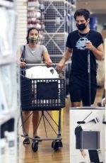 CAMILA MENDES and Grayson Vaughan Sopping at Bed Bath & Beyond in Hollywood 08/14/2020