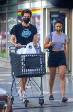 CAMILA MENDES and Grayson Vaughan Sopping at Bed Bath & Beyond in Hollywood 08/14/2020