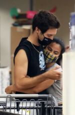 CAMILA MENDES and Grayson Vaughan Sopping at Bed Bath & Beyond in Hollywood 08/14/2020
