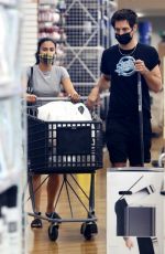 CAMILA MENDES and Grayson Vaughan Sopping at Bed Bath & Beyond in Hollywood 08/14/2020