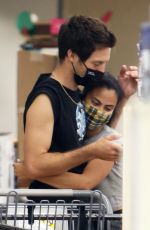 CAMILA MENDES and Grayson Vaughan Sopping at Bed Bath & Beyond in Hollywood 08/14/2020