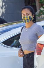 CAMILA MENDES Heading to a Medical Clinic in West Hollywood 08/13/2020