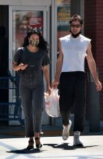 CAMILA MENDES Shopping Dog Food at Petco in Los Angeles 07/31/2020