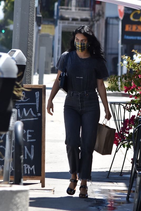 CAMILA MENDES Shopping Dog Food at Petco in Los Angeles 07/31/2020