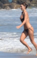 CAMILA MORRONE and LUCILA SOLA in Bikinis at a Beach in Malibu 08/09/2020