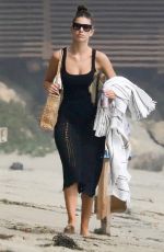 CAMILA MORRONE Out on the Beach in Malibu 08/21/2020