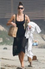 CAMILA MORRONE Out on the Beach in Malibu 08/21/2020