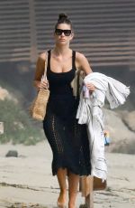 CAMILA MORRONE Out on the Beach in Malibu 08/21/2020