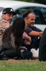 CARA SANTANA and Shannon Leto Out with Friends at a Park in Beverly Hills 08/19/2020