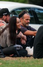 CARA SANTANA and Shannon Leto Out with Friends at a Park in Beverly Hills 08/19/2020