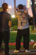 CARA SANTANA and Shannon Leto Out with Friends at a Park in Beverly Hills 08/19/2020