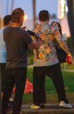 CARA SANTANA and Shannon Leto Out with Friends at a Park in Beverly Hills 08/19/2020