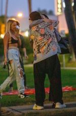 CARA SANTANA and Shannon Leto Out with Friends at a Park in Beverly Hills 08/19/2020