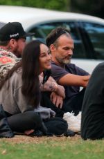 CARA SANTANA and Shannon Leto Out with Friends at a Park in Beverly Hills 08/19/2020