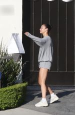 CARA SANTANA Grabbing Her Food Delivery at Her Home in Los Angeles 08/03/2020