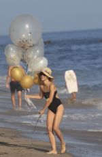 CARA SANTANA in Swimsuit on Her Birthday Party at a Beach in Malibu 08/15/2020