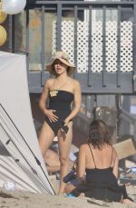 CARA SANTANA in Swimsuit on Her Birthday Party at a Beach in Malibu 08/15/2020