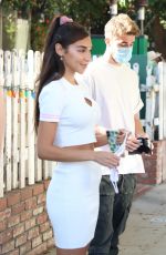 CHANTEL JEFFRIES and ALISSA VIOLET at The Ivy in West Hollywood 08/25/2020